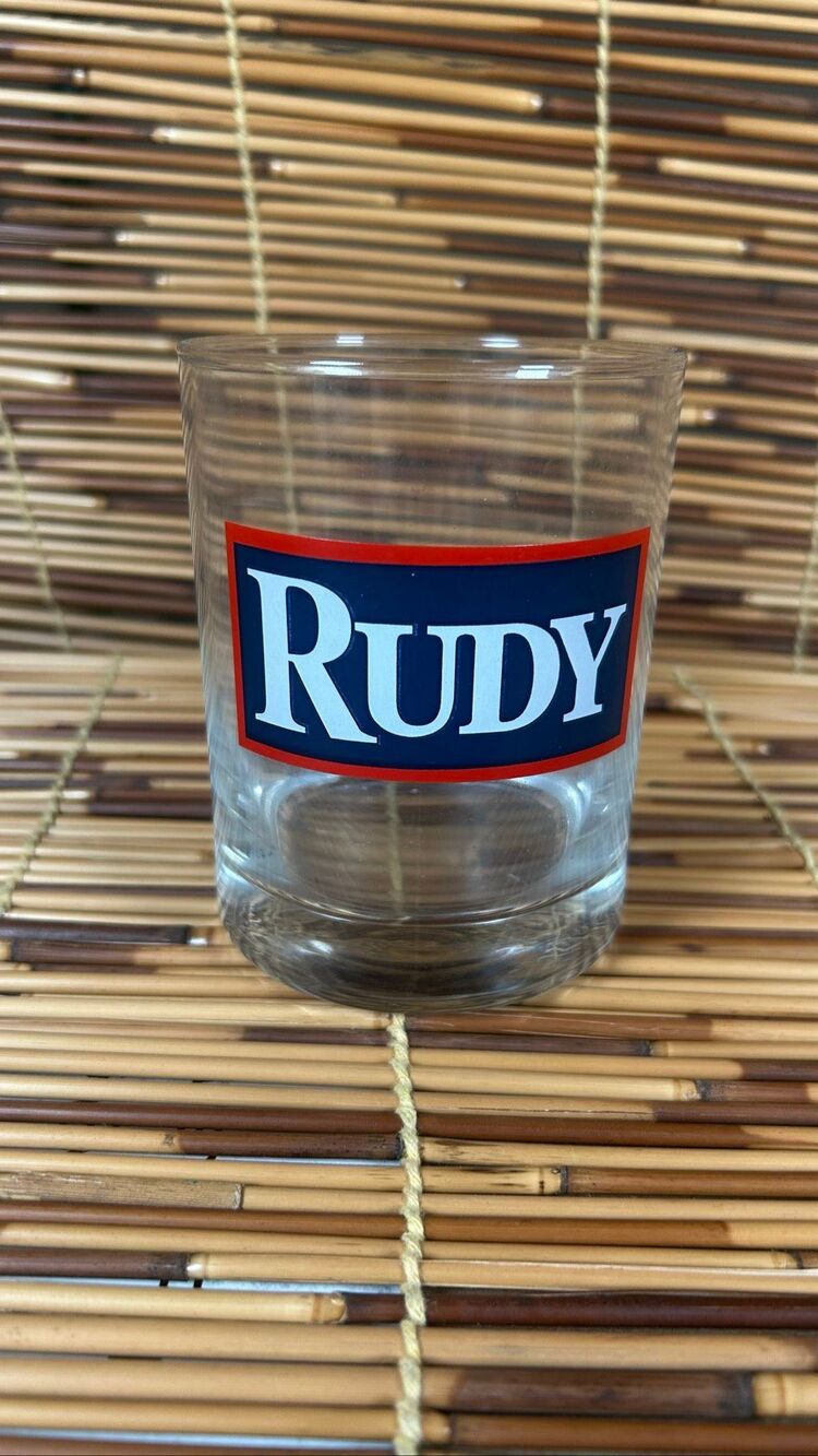 Vintage 2008 Rudy Giuliani for President Rocks Glass